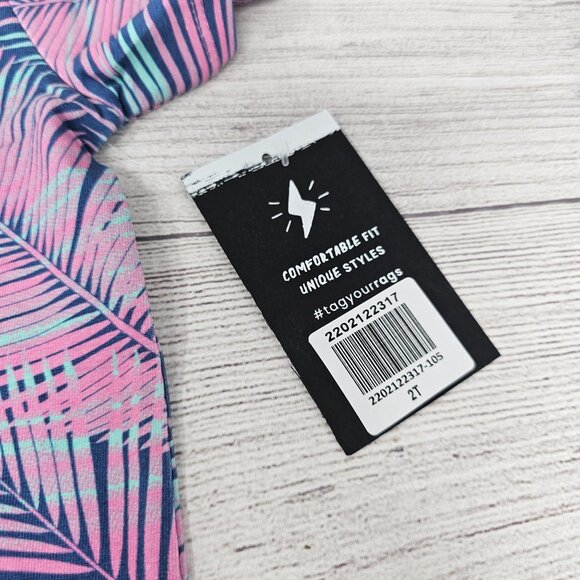 NWT Rags To Raches Toddler Boy Palm Trees T-Shirt Size 2T‎ - Picture 3 of 4